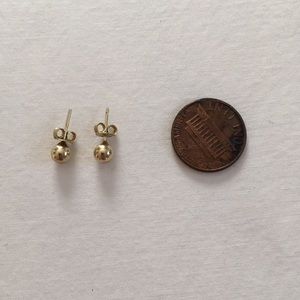 Gold Ball Earrings